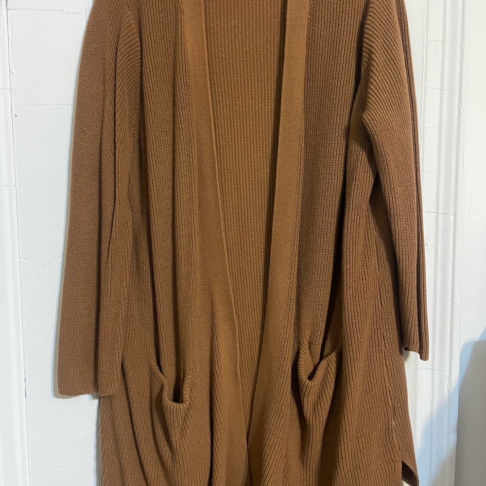 Old Navy Women's Tan Open-Front Cardigan